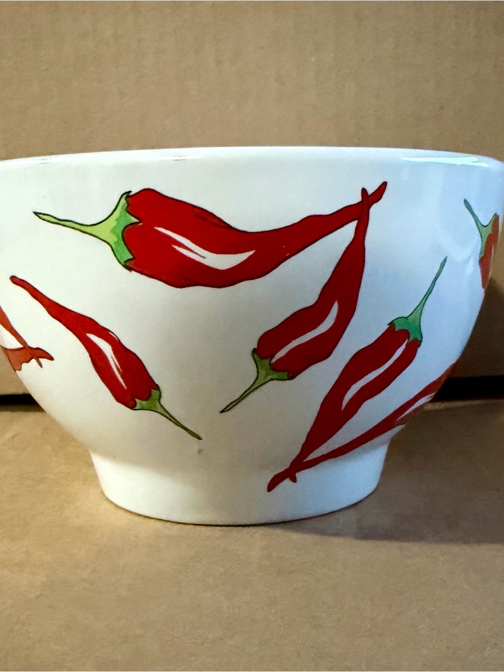 Vintage California Pantry Chili Pepper Bowl 2000